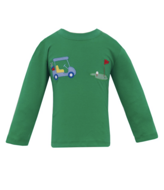 Claire & Charlie Green Knit Golf T-Shirt