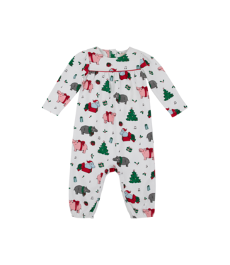 Beaufort Bonnet Hippopotamus/Richmond Red L/S Penny's Playsuit