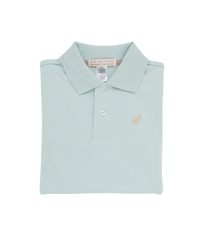 Old Greenwich Green Keeneland Khaki Prim & Proper Polo