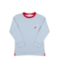 Barrington Blue Stripe with Red L/S Carter Crewneck