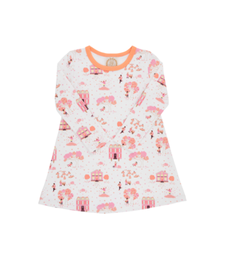 Beaufort Bonnet Fall on Fincastle Road with Seashore Sherbet L/S Polly Play Dress