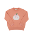 Seashore Sherbet & Sandpearl Pink with Pumpkin Isabelle's Intarsia Sweater
