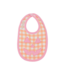 Seashore Sherbet Gingham Pumpkin Burp Me Bib