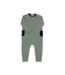 Grier Green Stripe with Nantucket Navy Rayburn Romper