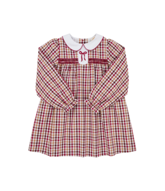 Beaufort Bonnet Easton Pond Plaid with Worth Ave White L/S Mary Dal Dress