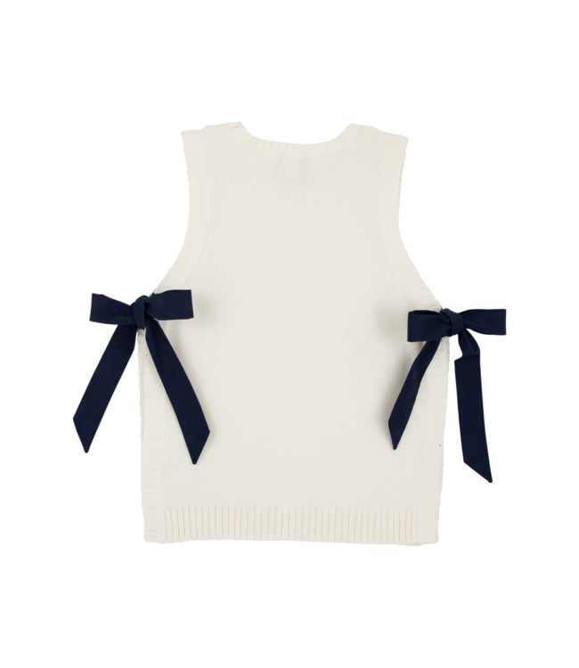 Beaufort Bonnet Palmetto Pearl with Nantucket Navy Shae Sweater Vest