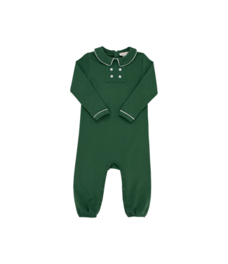 Beaufort Bonnet Grier Green with Palmetto Pearl L/S Benny Romper