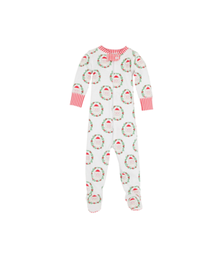 Beaufort Bonnet North Pole Portrait/Red Stripe Knox's Night Night Footie