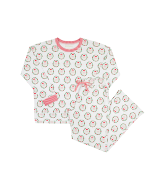 Beaufort Bonnet North Pole Portrait/Red Stripe Snooze Button Set