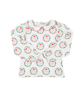 Beaufort Bonnet North Pole Portrait with Red Maude's Peter Pan L/S Pima Top