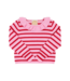 Beaufort Bonnet Pier Party Pink & Richmond Red Stripe Reece Ruffle Sweater
