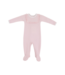 Palm Beach Pink with Worth Avenue White Ribbed Rock Me Romper