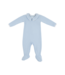 Buckhead Blue with Worth Avenue White Rock Me Romper (Ribbed)