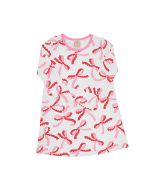 Beaufort Bonnet Bonnie Scot Bows with Hamptons Hot Pink L/S Polly Play Dress
