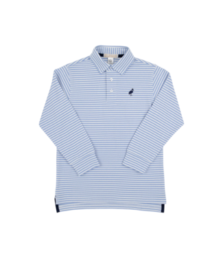 Beaufort Bonnet Park City Periwinkle Prim & Proper L/S Polo