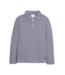 Navy Stripe Long Sleeve Polo