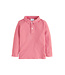 Little English Boys Red Stripe Long Sleeve Polo Shirt