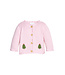 Little English Holly Days Crochet Cardigan