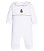 Little English Holly Days Crochet Girls Playsuit