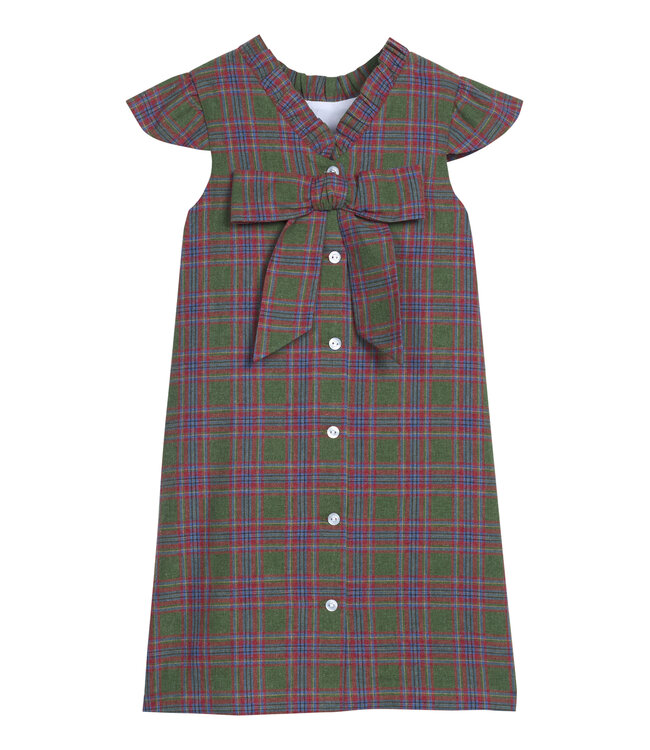 Girls Thornhill Plaid Elizabeth Dress | Little English