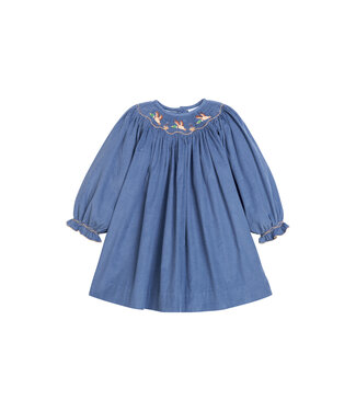 Little English Smocked Flying Mallard Bishop Dress