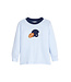 Football Helmet Applique L/S T-Shirt