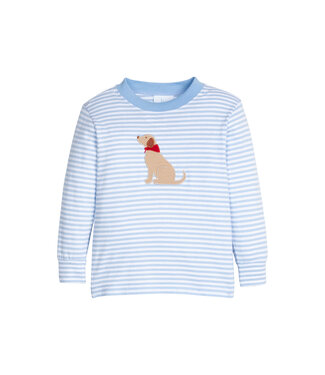 Little English Seated Lab Applique L/S T-Shirt