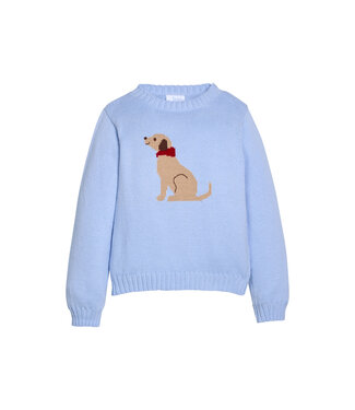 Little English Seated Lab Intarsia Sweater