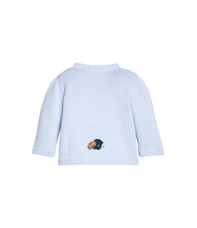 Football Helmet Crochet Cardigan