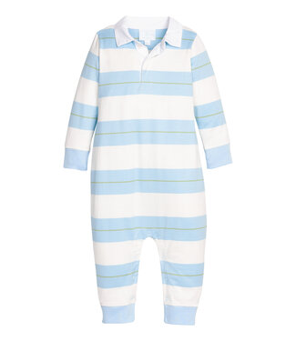 Little English Fondren Stripe Rugby Polo Romper