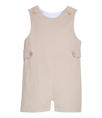 Little English Stone Corduroy Button Tab John John