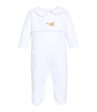 Little English Flying Mallard Crochet Footie