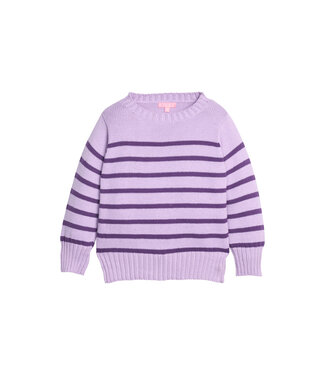 Bisby Purple Striped Sweater