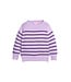 Bisby Purple Striped Sweater