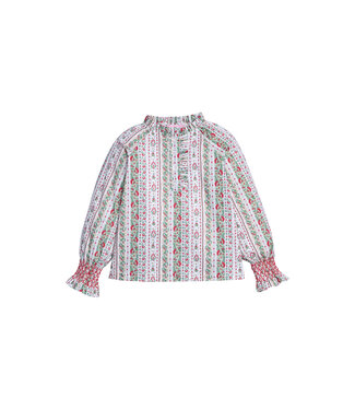Bisby St. Moritz Floral Stripe Shannon Top