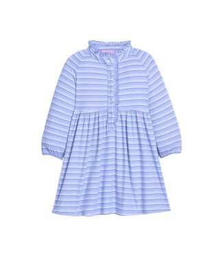 Bisby Blue Sparkle Stripe Amelia Dress