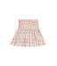 Bisby Orange Verbier Vines Shirred Circle Skirt