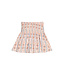 Orange Verbier Vines Shirred Circle Skirt