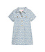 French Blue Corduroy Safari Popover Dress