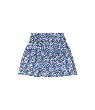 Bisby Blue Brookline Blossoms Shirred Circle Skirt