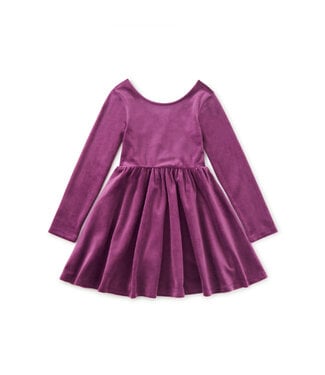 Tea Collection Cosmic Berry Velour Ballet Dress
