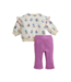 Floral Ivory Sweater Pant Set