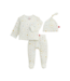 Nursery Magic Cream Modal Kimono Set