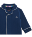 Navy Pant Coverall Romper with Piping