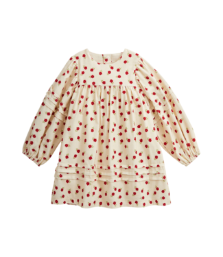 Magnetic Me Floral Corduroy Puff Sleeve Dress