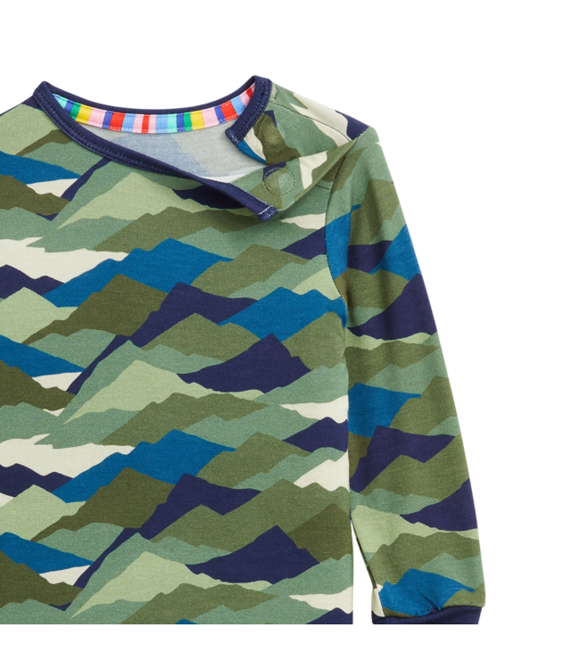 Camo Peak Modal Long Sleeve Magnetic Pajama Set