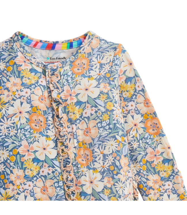Flora Modal Ruffle Magnetic Footie
