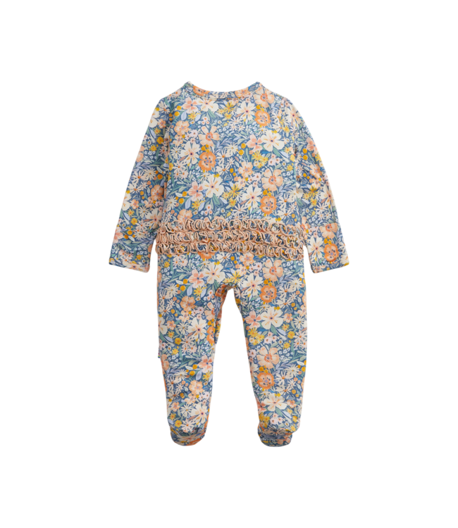 Flora Modal Ruffle Magnetic Footie