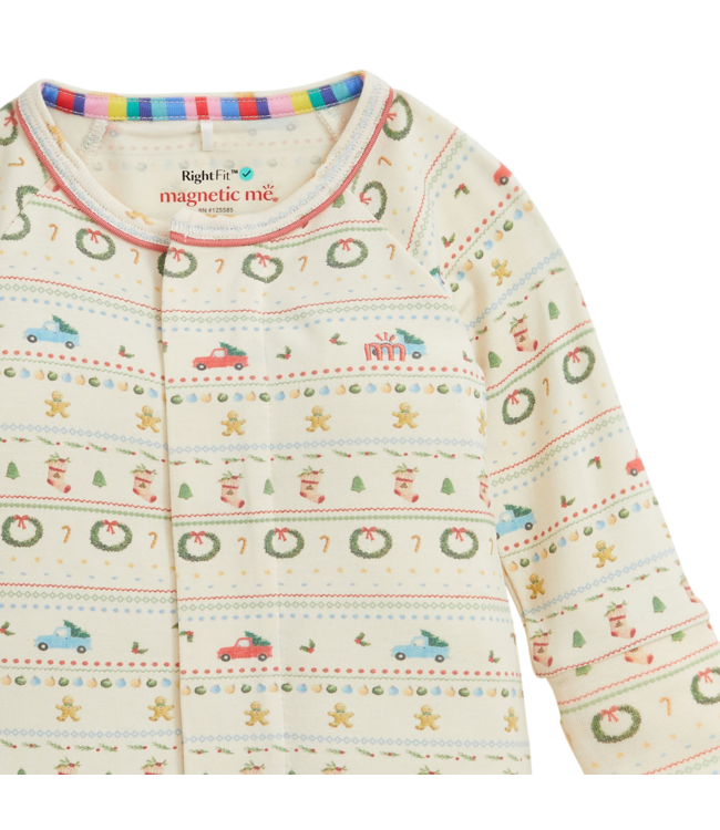 Traditional Christmas Magnetic Convertible Coverall