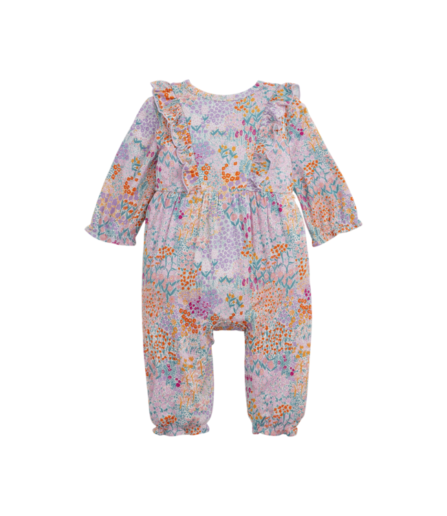 Arabella Modal Magnetic Ruffle Baby Romper